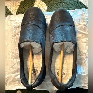 NWT Black Clarks Women's Cloudsteppers Sillian Paz Slip-On Flats (6.5 W)
